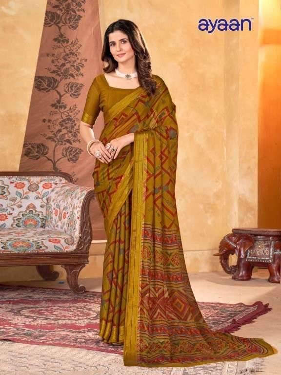 Urmila By Ayaan 01 To 24 Series Indian Traditional Wear Collection Beautiful Stylish Fancy Colorful Party Wear & Occasional Wear Georgette Sarees At Wholesale Price