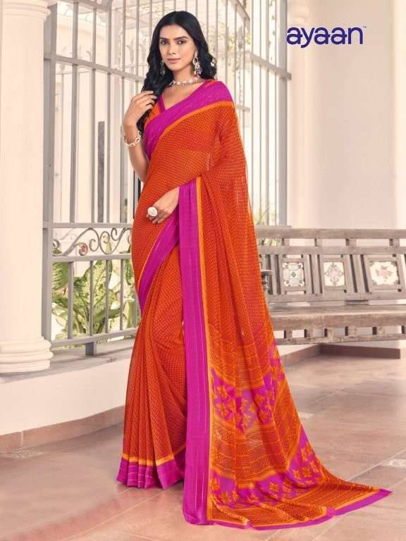 Urmila By Ayaan 01 To 24 Series Indian Traditional Wear Collection Beautiful Stylish Fancy Colorful Party Wear & Occasional Wear Georgette Sarees At Wholesale Price