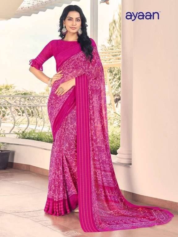 Urmila By Ayaan 01 To 24 Series Indian Traditional Wear Collection Beautiful Stylish Fancy Colorful Party Wear & Occasional Wear Georgette Sarees At Wholesale Price