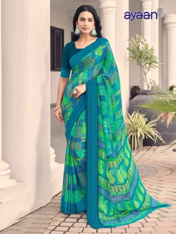 Urmila By Ayaan 01 To 24 Series Indian Traditional Wear Collection Beautiful Stylish Fancy Colorful Party Wear & Occasional Wear Georgette Sarees At Wholesale Price