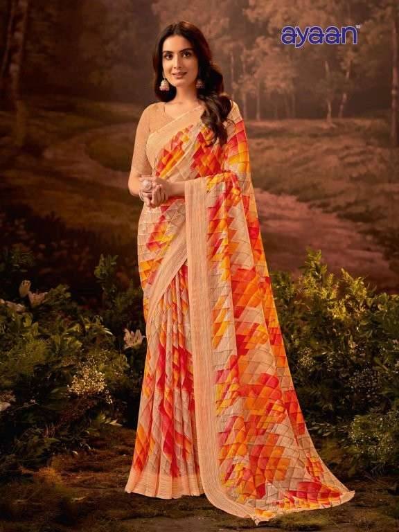 Urmila By Ayaan 01 To 24 Series Indian Traditional Wear Collection Beautiful Stylish Fancy Colorful Party Wear & Occasional Wear Georgette Sarees At Wholesale Price