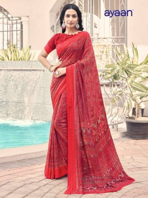 Urmila By Ayaan 01 To 24 Series Indian Traditional Wear Collection Beautiful Stylish Fancy Colorful Party Wear & Occasional Wear Georgette Sarees At Wholesale Price