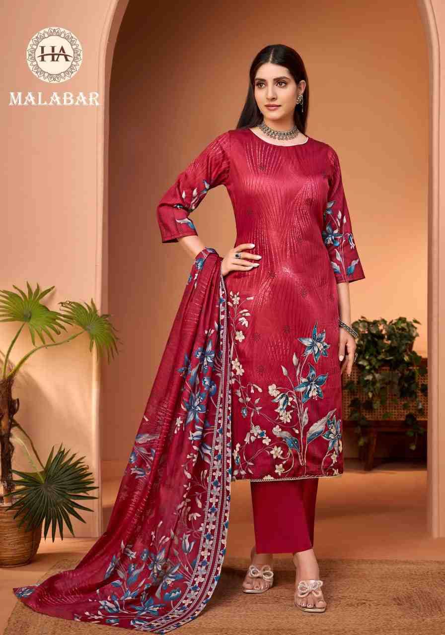 Malabar By Harshit Fashion Hub 1936-719-001 To 1936-719-006 Series Beautiful Festive Suits Stylish Fancy Colorful Casual Wear & Ethnic Wear Pure Jam Cotton Dresses At Wholesale Price