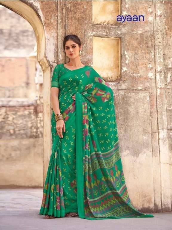Kunti By Ayaan 01 To 12 Series Indian Traditional Wear Collection Beautiful Stylish Fancy Colorful Party Wear & Occasional Wear Georgette Sarees At Wholesale Price
