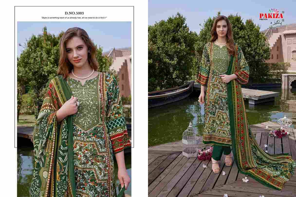 Nawazish Vol-05 By Pakiza Prints 5001 To 5004 Series Beautiful Festive Suits Stylish Fancy Colorful Party Wear & Occasional Wear Rayon Print Dresses At Wholesale Price