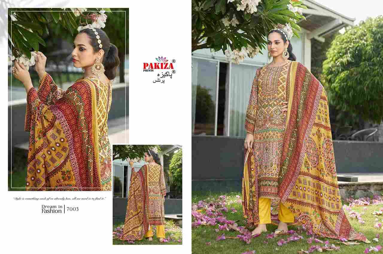 Nawazish Vol-07 By Pakiza Prints 7001 To 7004 Series Beautiful Festive Suits Stylish Fancy Colorful Party Wear & Occasional Wear Rayon Print Dresses At Wholesale Price