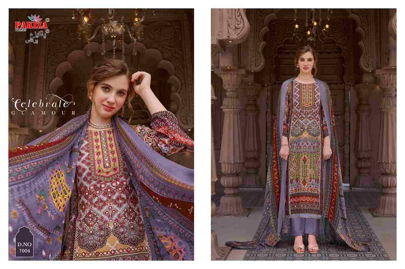 Nawazish Vol-07 By Pakiza Prints 7001 To 7004 Series Beautiful Festive Suits Stylish Fancy Colorful Party Wear & Occasional Wear Rayon Print Dresses At Wholesale Price