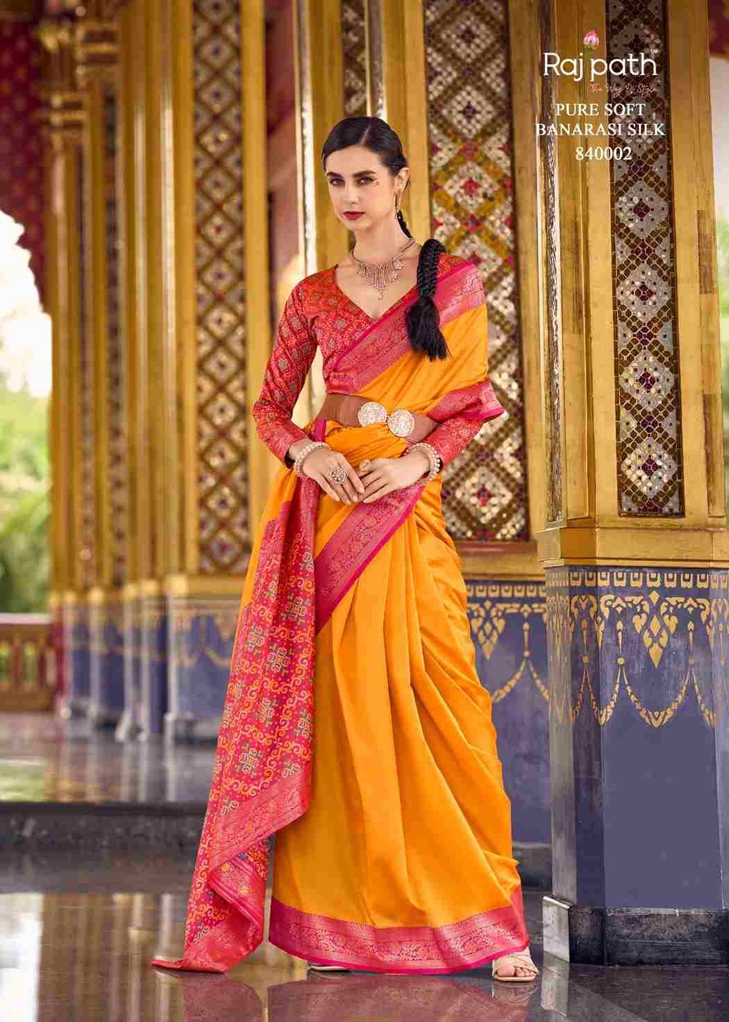 Kia Silk By Rajpath 840001 To 840010 Series Indian Traditional Wear Collection Beautiful Stylish Fancy Colorful Party Wear & Occasional Wear Soft Silk Sarees At Wholesale Price