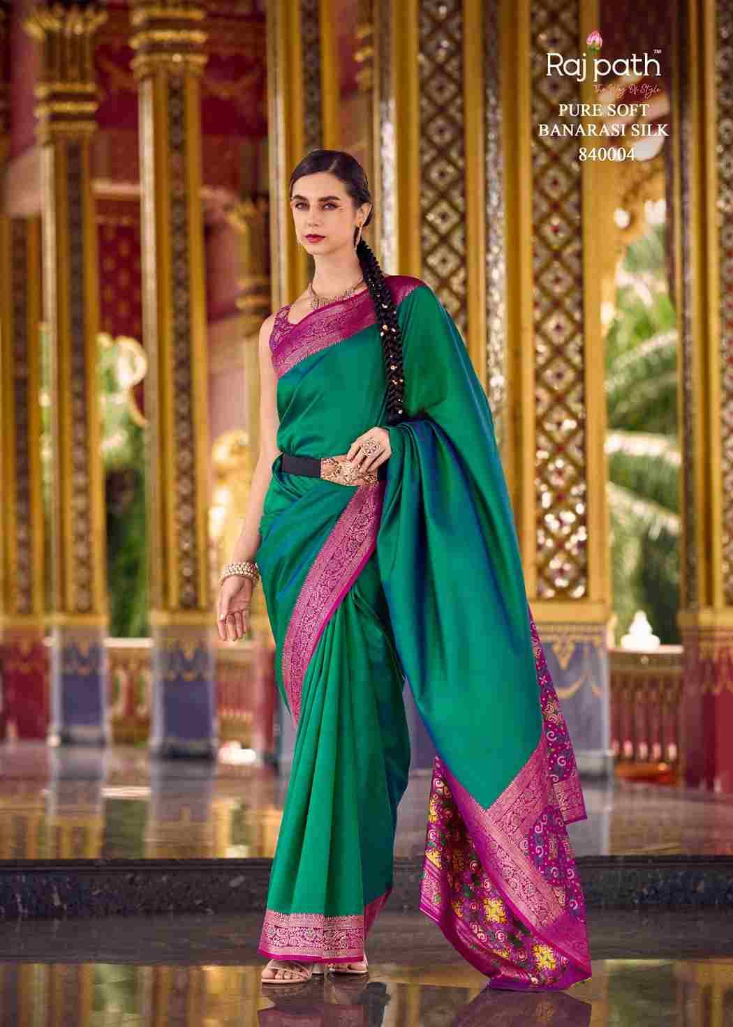 Kia Silk By Rajpath 840001 To 840010 Series Indian Traditional Wear Collection Beautiful Stylish Fancy Colorful Party Wear & Occasional Wear Soft Silk Sarees At Wholesale Price