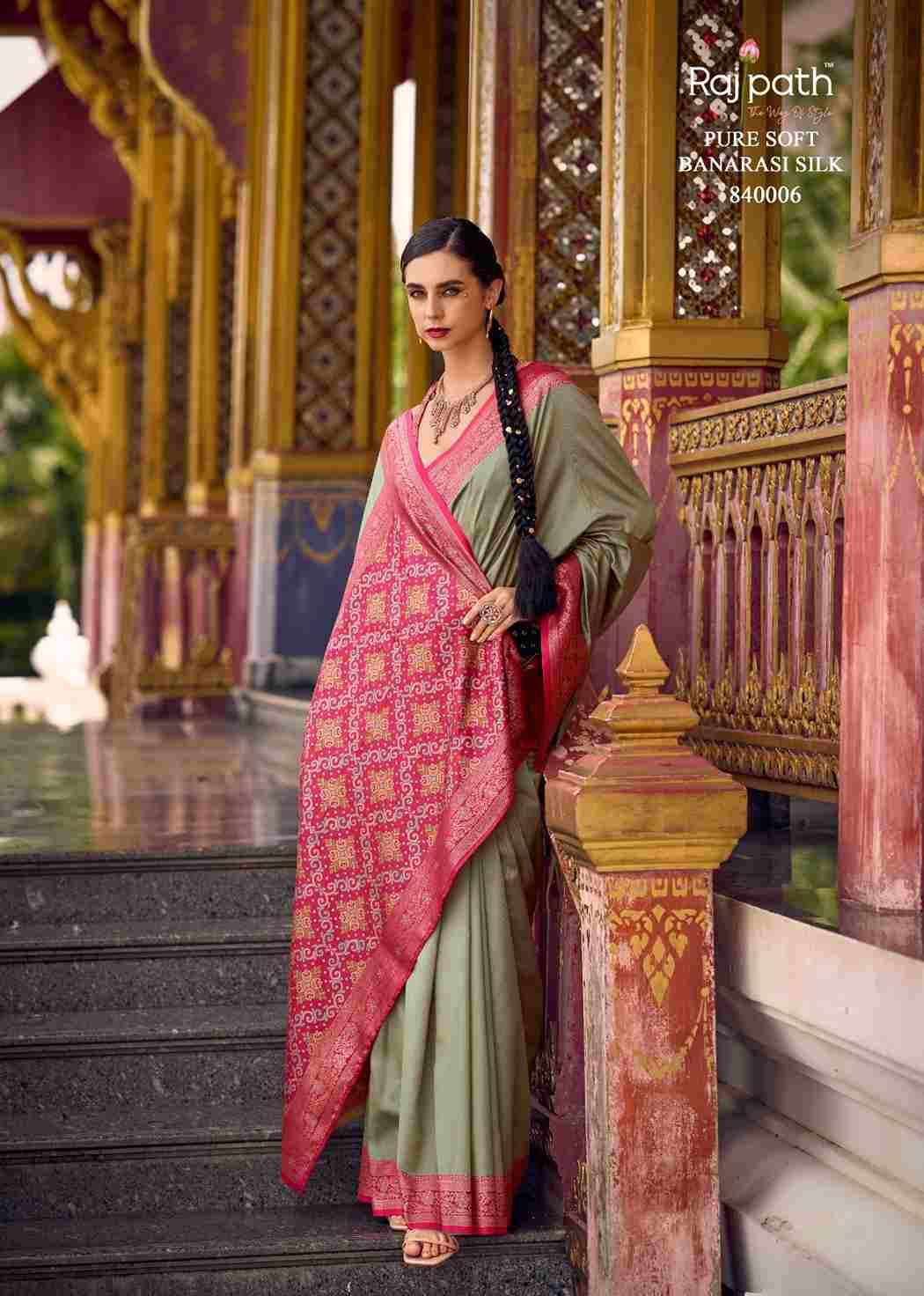 Kia Silk By Rajpath 840001 To 840010 Series Indian Traditional Wear Collection Beautiful Stylish Fancy Colorful Party Wear & Occasional Wear Soft Silk Sarees At Wholesale Price