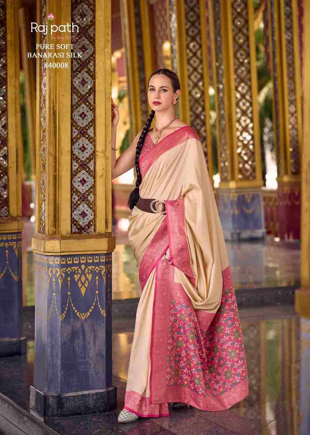 Kia Silk By Rajpath 840001 To 840010 Series Indian Traditional Wear Collection Beautiful Stylish Fancy Colorful Party Wear & Occasional Wear Soft Silk Sarees At Wholesale Price