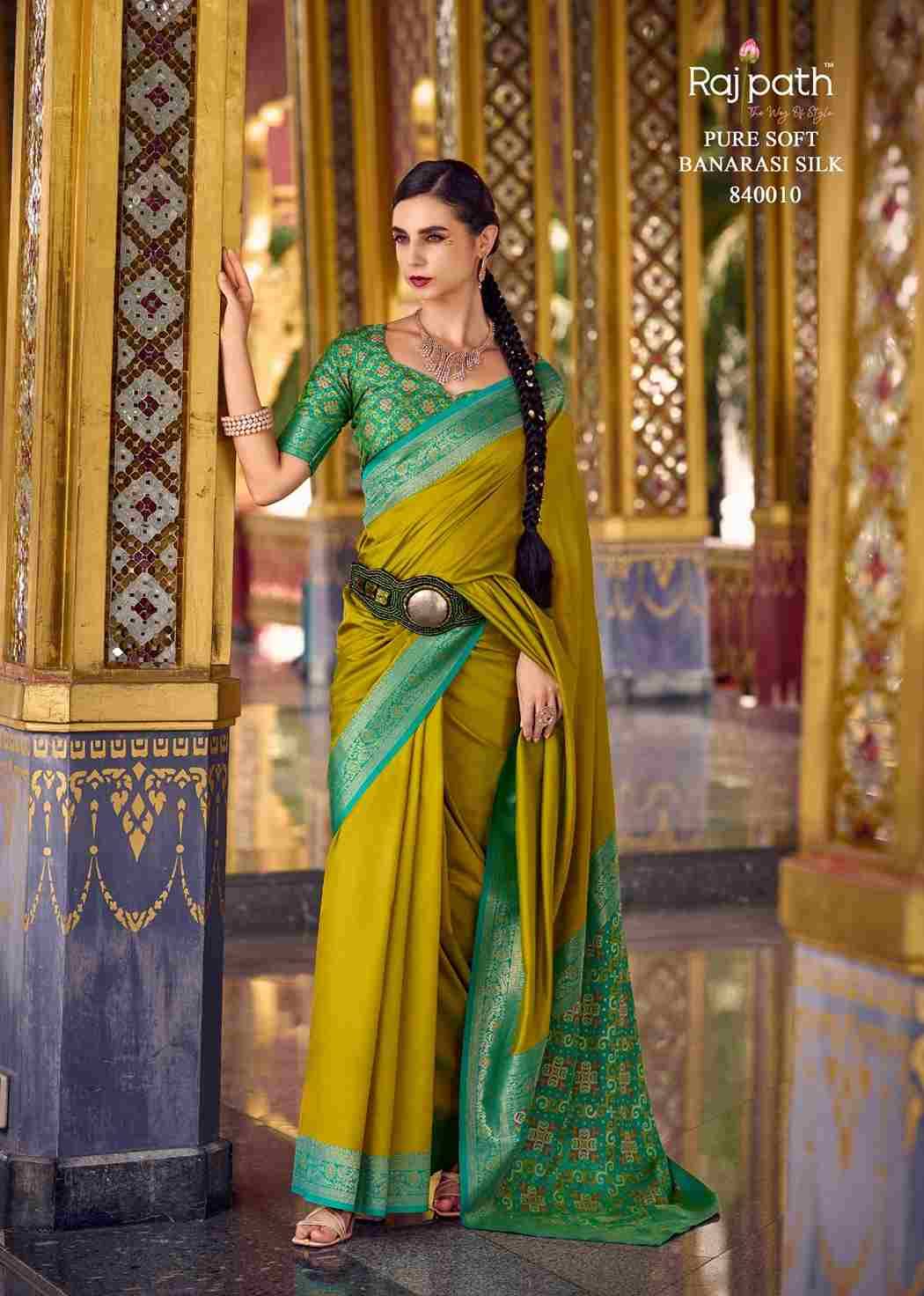 Kia Silk By Rajpath 840001 To 840010 Series Indian Traditional Wear Collection Beautiful Stylish Fancy Colorful Party Wear & Occasional Wear Soft Silk Sarees At Wholesale Price