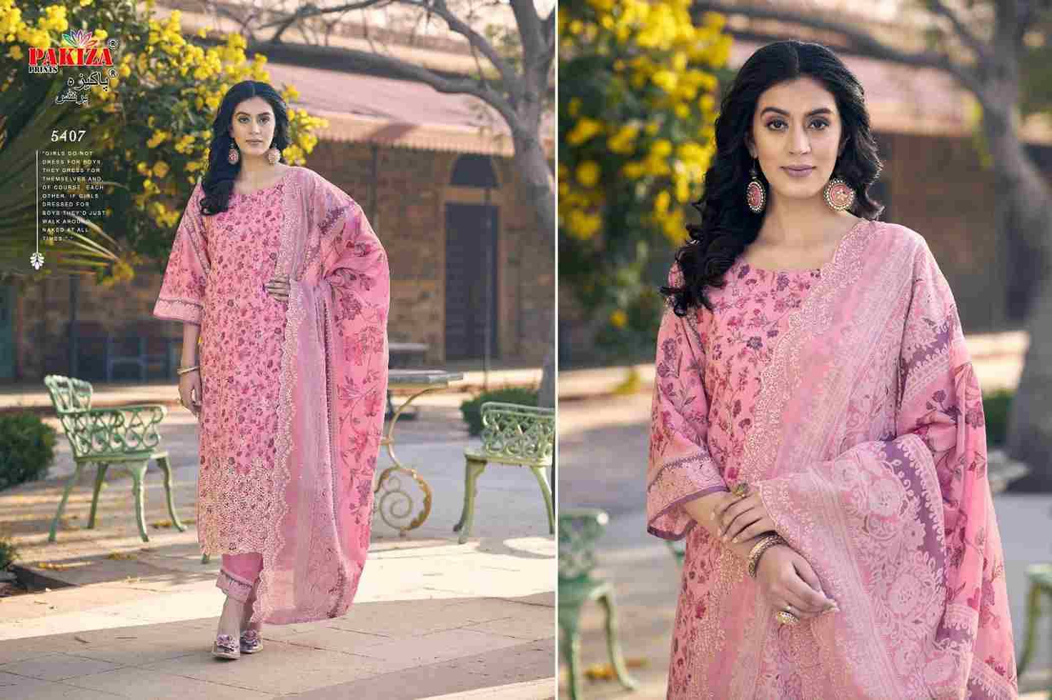 Fiza Vol-54 By Pakiza Prints 5401 To 5410 Series Beautiful Festive Suits Stylish Fancy Colorful Party Wear & Occasional Wear Lawn Cotton Dresses At Wholesale Price