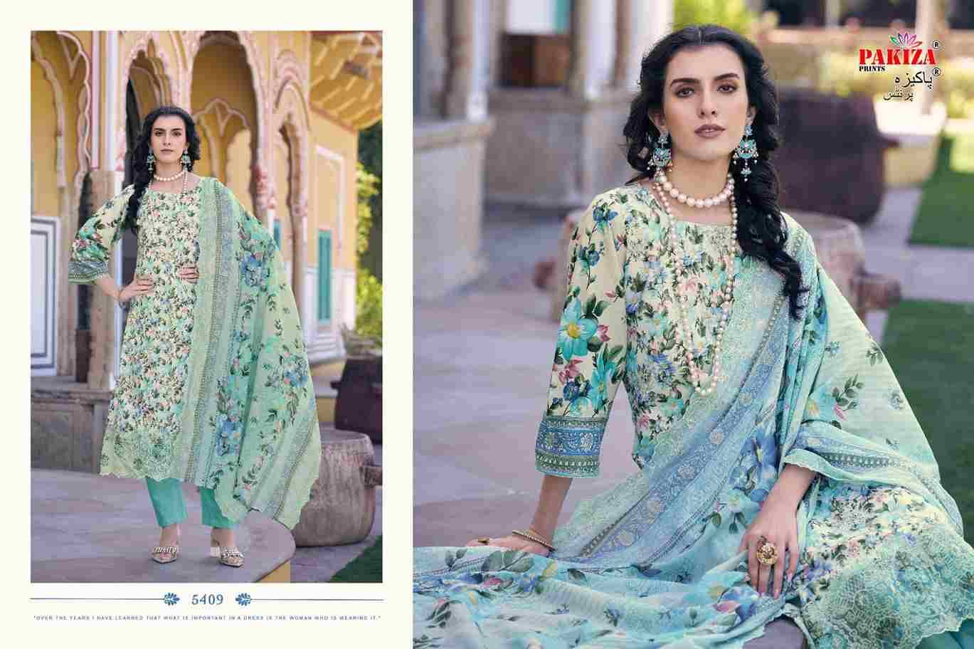 Fiza Vol-54 By Pakiza Prints 5401 To 5410 Series Beautiful Festive Suits Stylish Fancy Colorful Party Wear & Occasional Wear Lawn Cotton Dresses At Wholesale Price