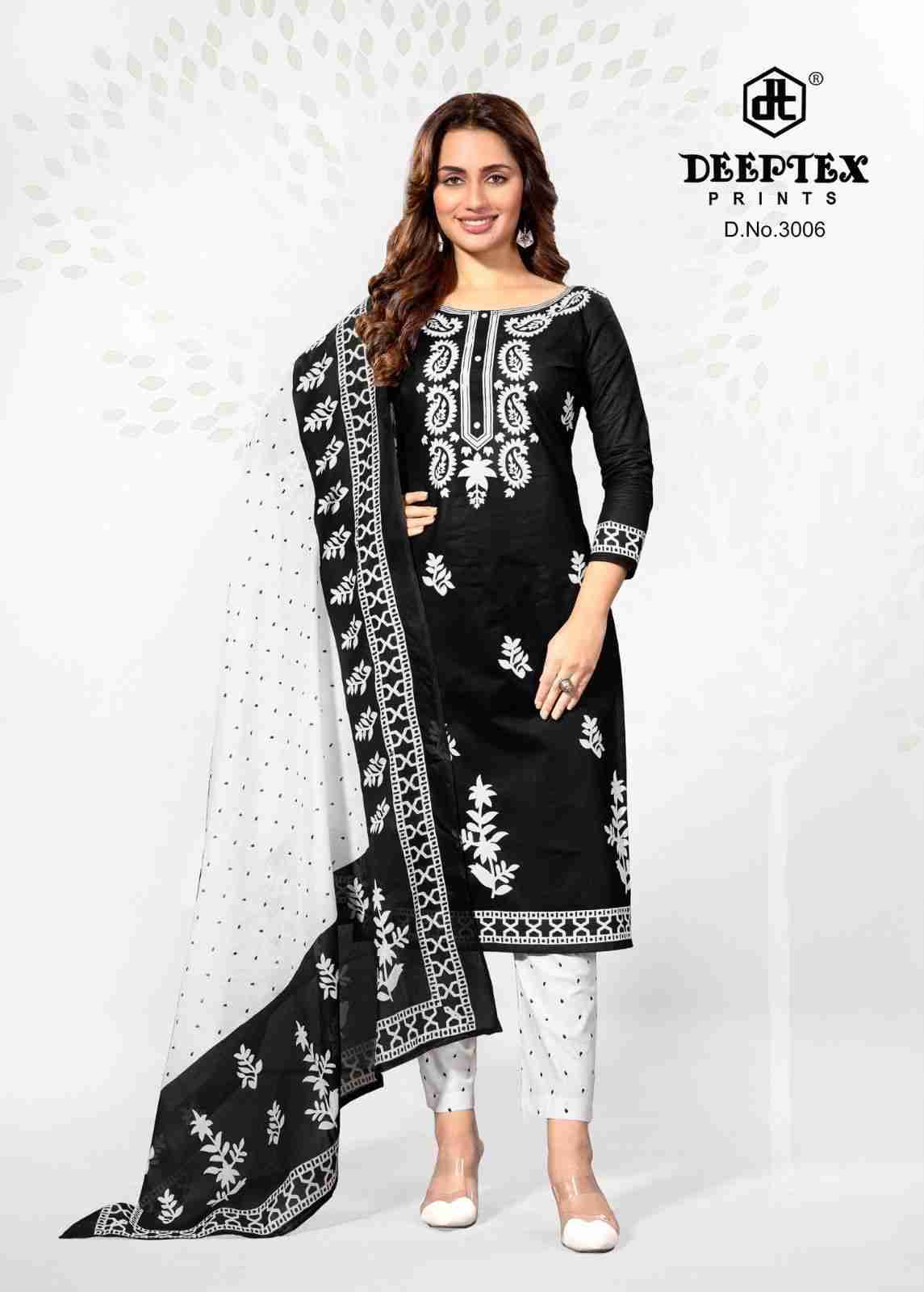 Aaliza Vol-3 By Deeptex Prints 3001 To 3010 Series Beautiful Festive Suits Stylish Fancy Colorful Casual Wear & Ethnic Wear Cotton Print Dresses At Wholesale Price