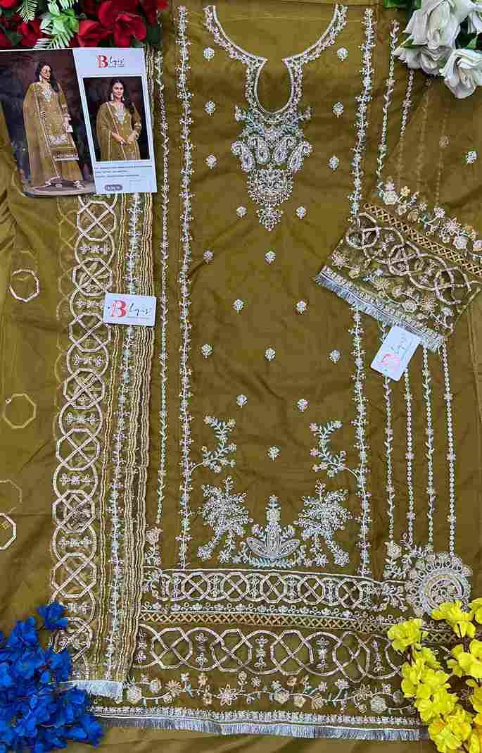 Bilqis 164 Colours Vol-4 By Bilqis 164-K To 164-N Series Beautiful Pakistani Suits Stylish Fancy Colorful Party Wear & Occasional Wear Organza Embroidery Dresses At Wholesale Price