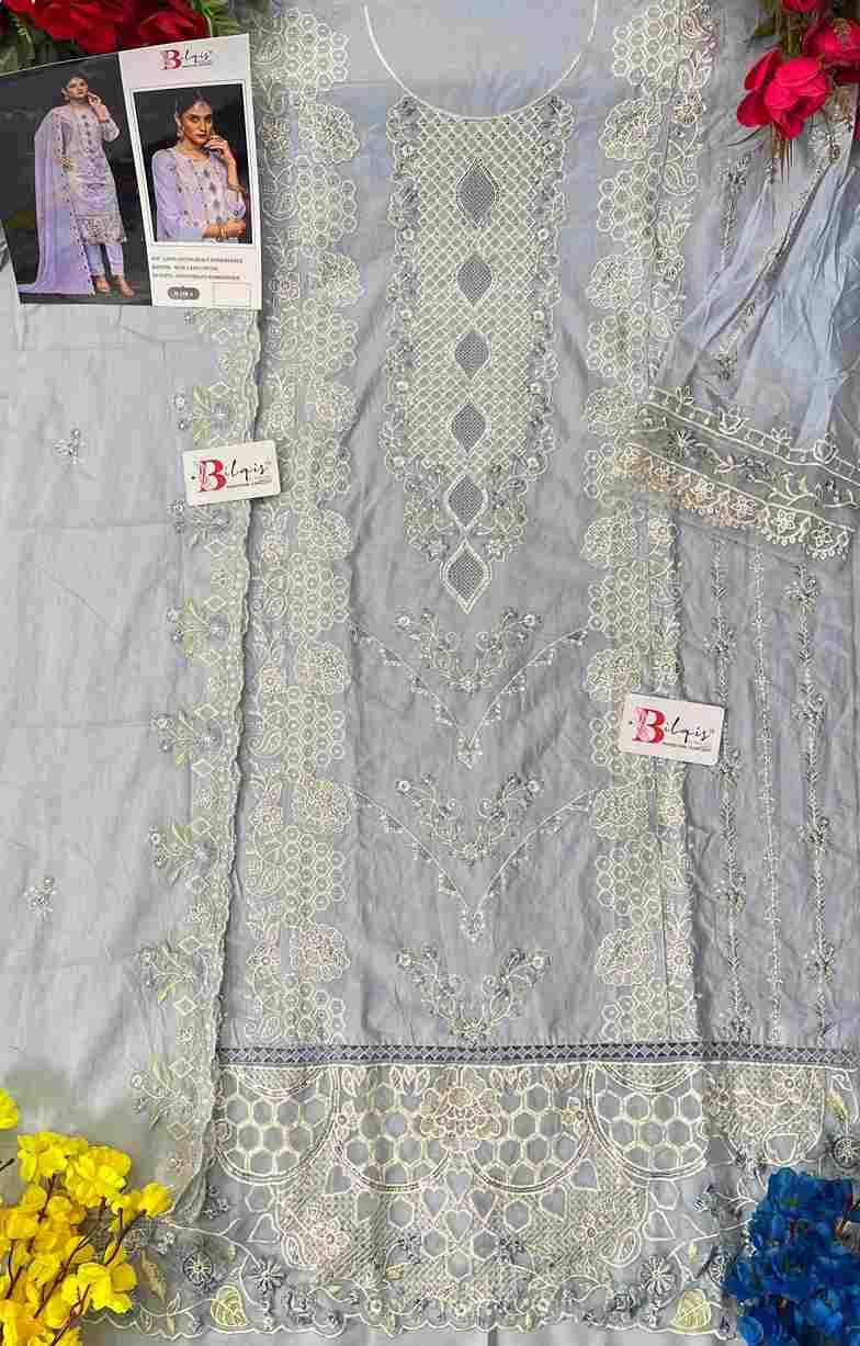 Bilqis 180 Colours By Bilqis 180-A To 180-D Series Beautiful Pakistani Suits Stylish Fancy Colorful Party Wear & Occasional Wear Cotton Lawn Embroidery Dresses At Wholesale Price