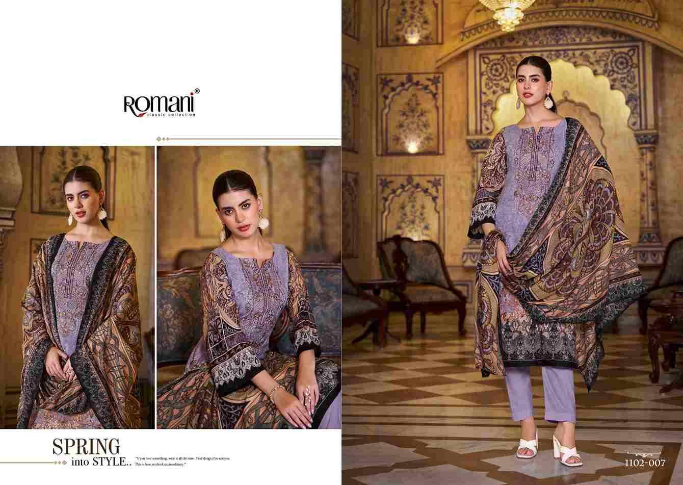 Aarzu Vol-18 By Romani 1102-001 To 1102-008 Series Beautiful Festive Suits Stylish Fancy Colorful Casual Wear & Ethnic Wear Soft Cotton Print Dresses At Wholesale Price