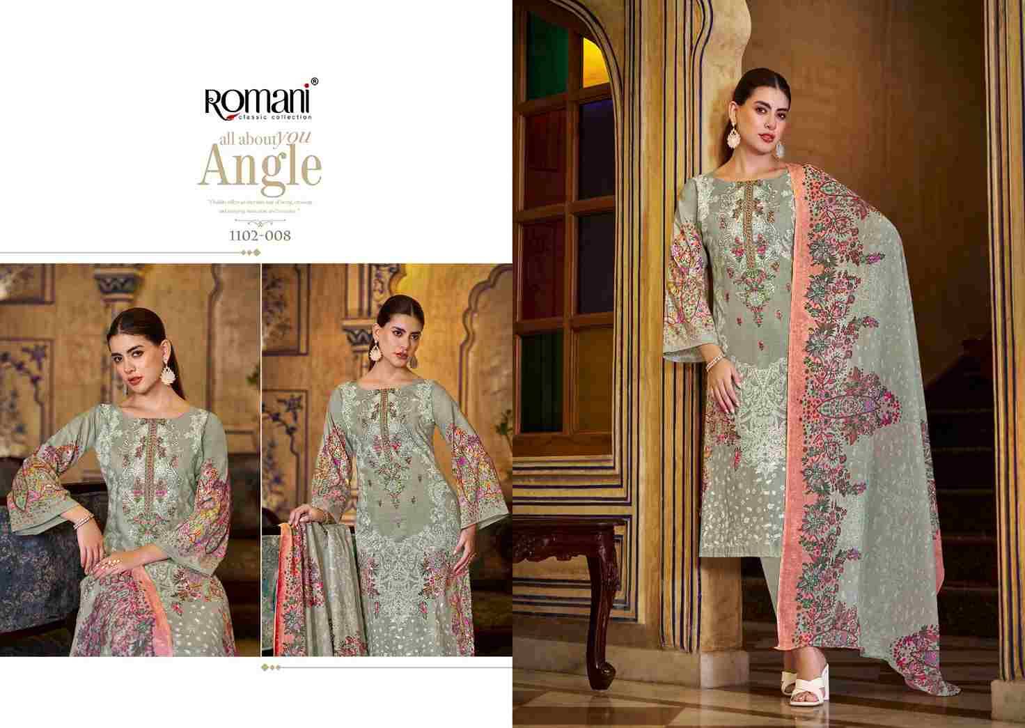 Aarzu Vol-18 By Romani 1102-001 To 1102-008 Series Beautiful Festive Suits Stylish Fancy Colorful Casual Wear & Ethnic Wear Soft Cotton Print Dresses At Wholesale Price