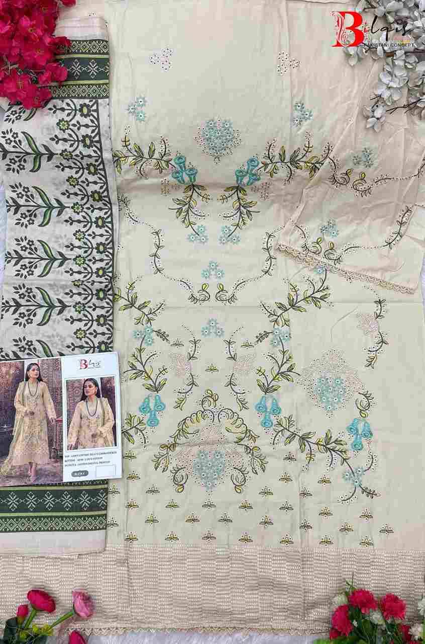 Bilqis 176 Colours By Bilqis 176-A To 176-D Series Beautiful Pakistani Suits Stylish Fancy Colorful Party Wear & Occasional Wear Cotton Lawn Embroidery Dresses At Wholesale Price