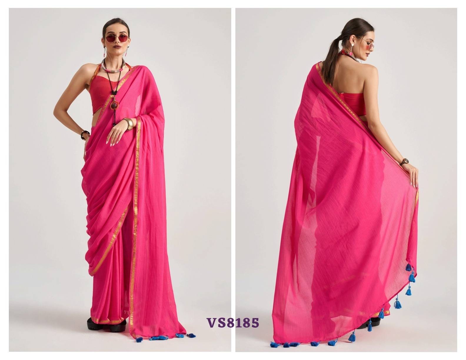 Hues And Flow By Mono Poley 8183 To 8191 Series Indian Traditional Wear Collection Beautiful Stylish Fancy Colorful Party Wear & Occasional Wear Viscose Sarees At Wholesale Price