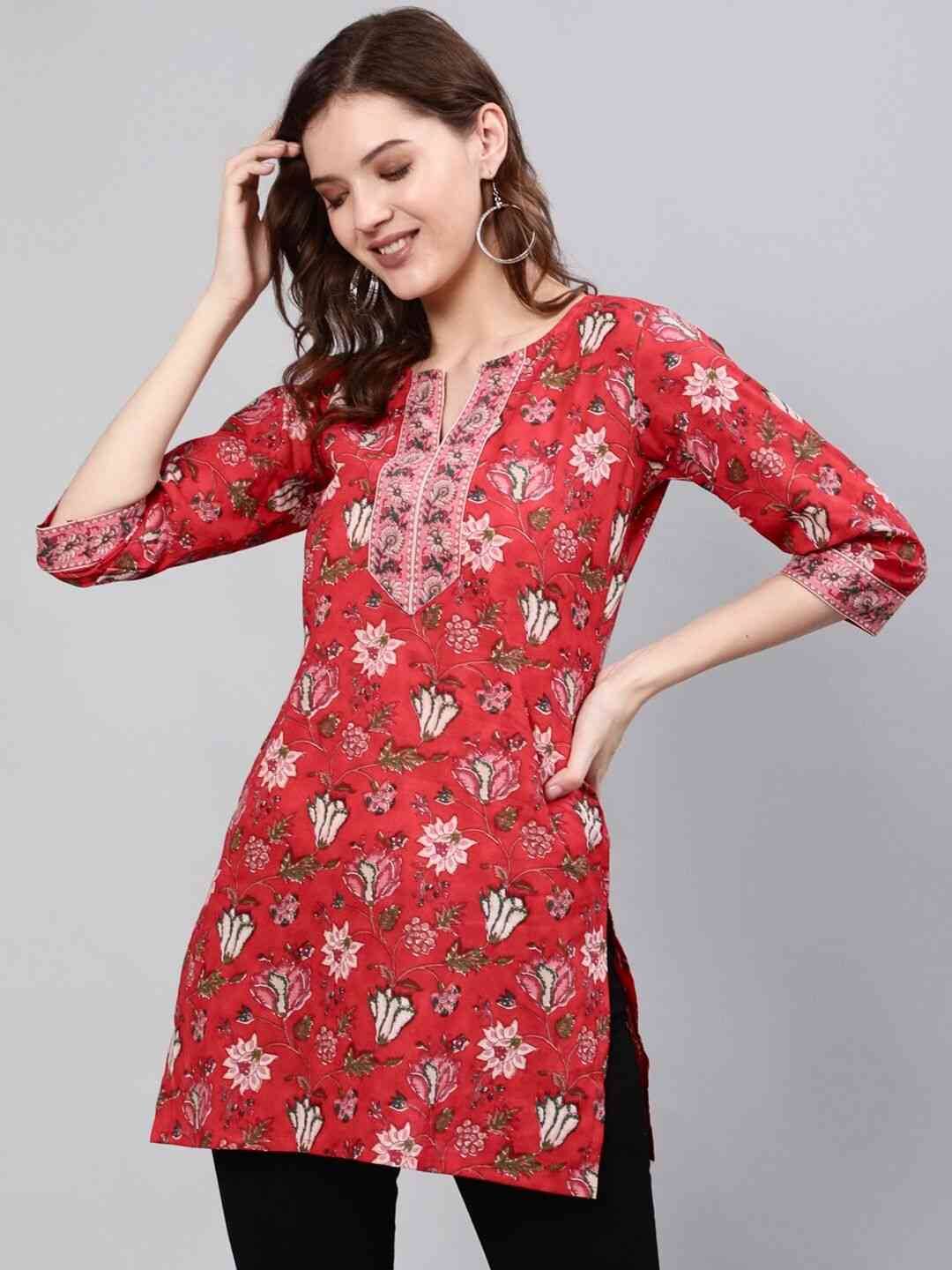Blush Vol-5 By Kaamiri 01 To 06 Series Designer Stylish Fancy Colorful Beautiful Party Wear & Ethnic Wear Collection Cotton Printed Tops At Wholesale Price