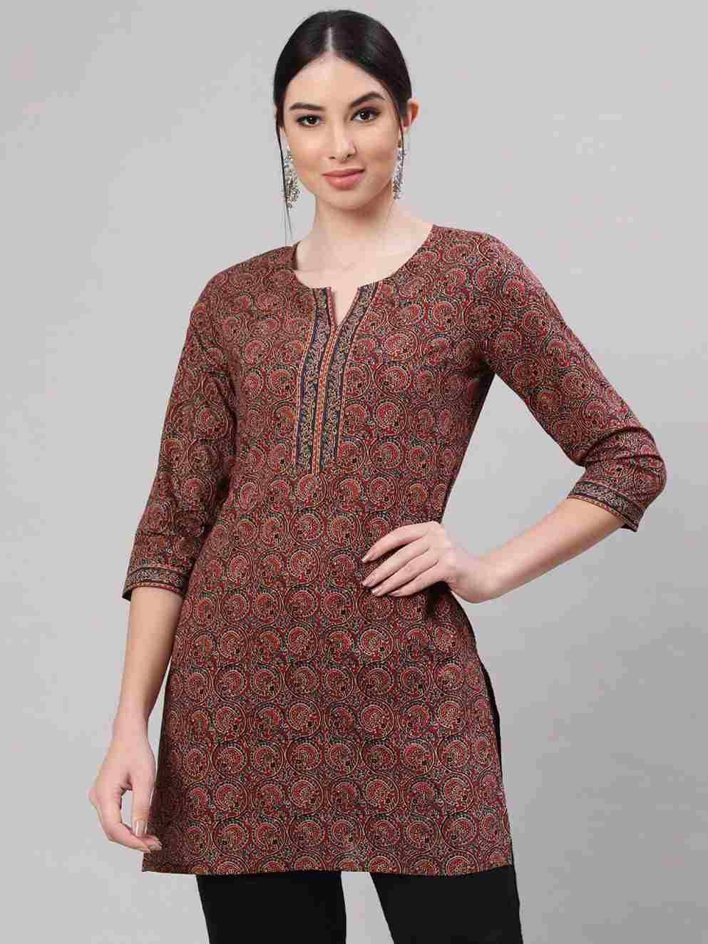 Blush Vol-5 By Kaamiri 01 To 06 Series Designer Stylish Fancy Colorful Beautiful Party Wear & Ethnic Wear Collection Cotton Printed Tops At Wholesale Price