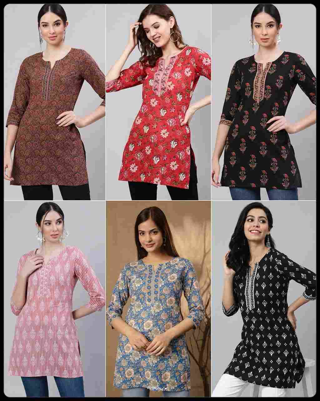 Blush Vol-5 By Kaamiri 01 To 06 Series Designer Stylish Fancy Colorful Beautiful Party Wear & Ethnic Wear Collection Cotton Printed Tops At Wholesale Price