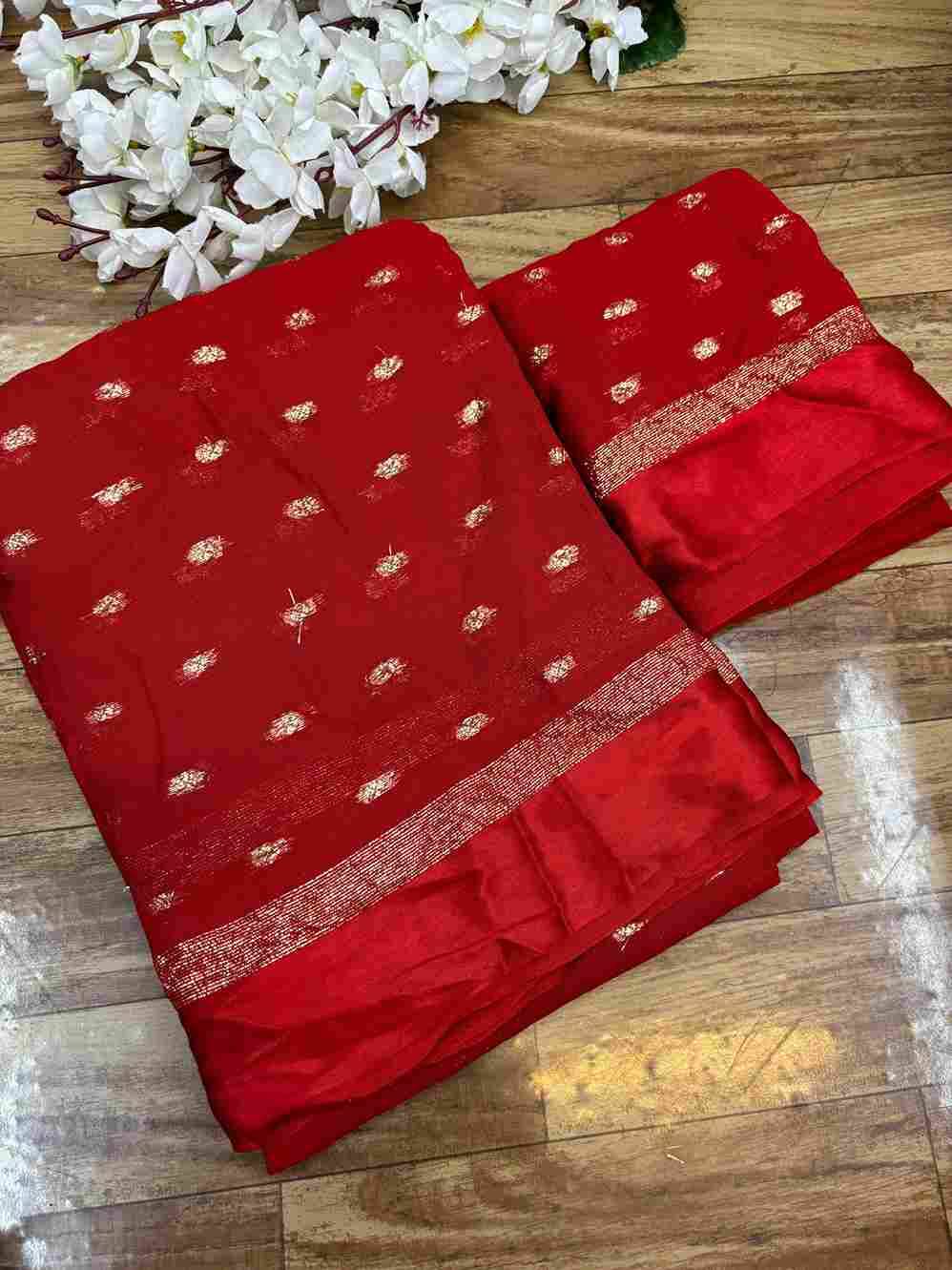 Bundi By Fashid Wholesale 01 To 07 Series Indian Traditional Wear Collection Beautiful Stylish Fancy Colorful Party Wear & Occasional Wear Viscose Georgette Sarees At Wholesale Price