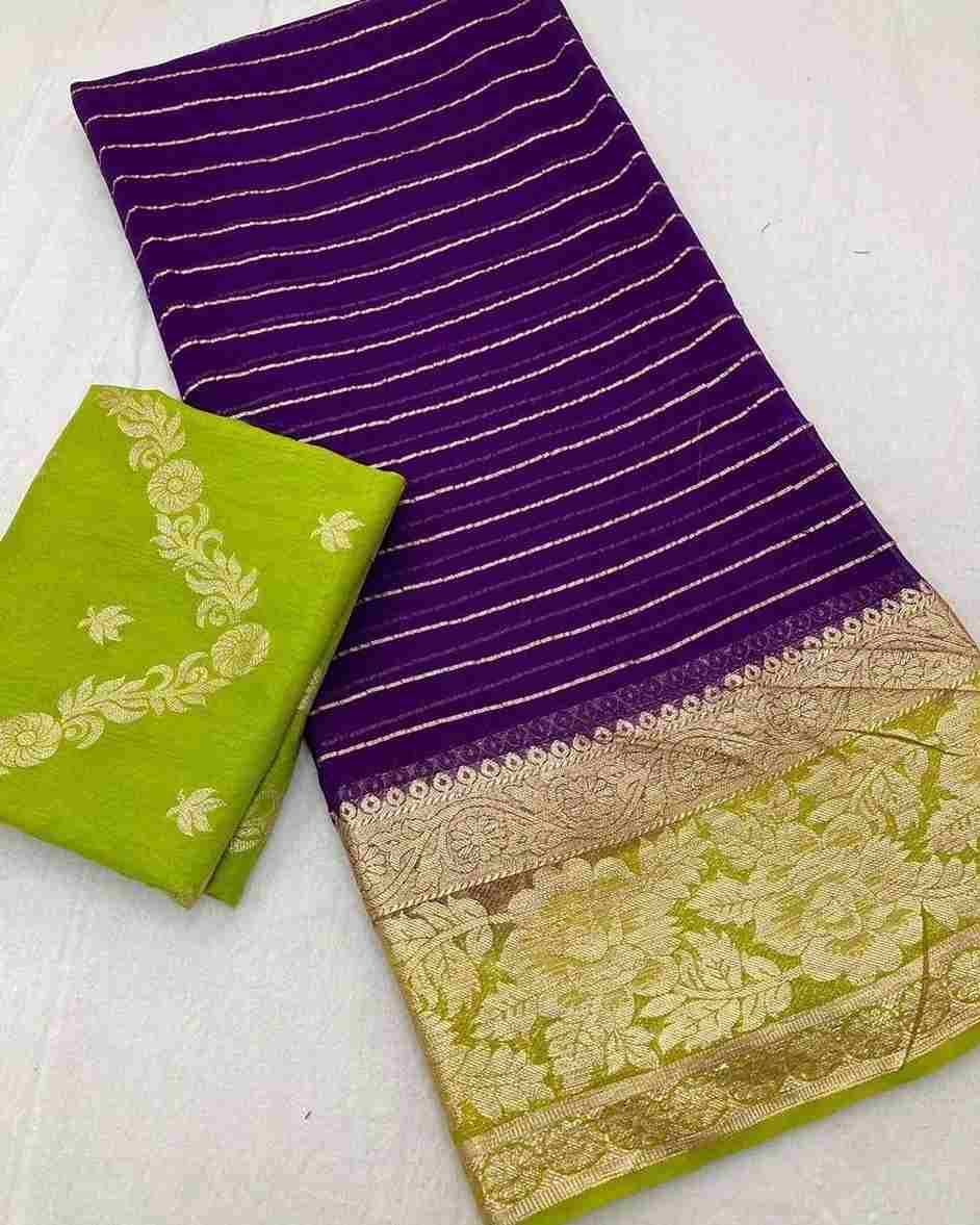 Flower By Fashid Wholesale 101 To 107 Series Indian Traditional Wear Collection Beautiful Stylish Fancy Colorful Party Wear & Occasional Wear Viscose Georgette Sarees At Wholesale Price