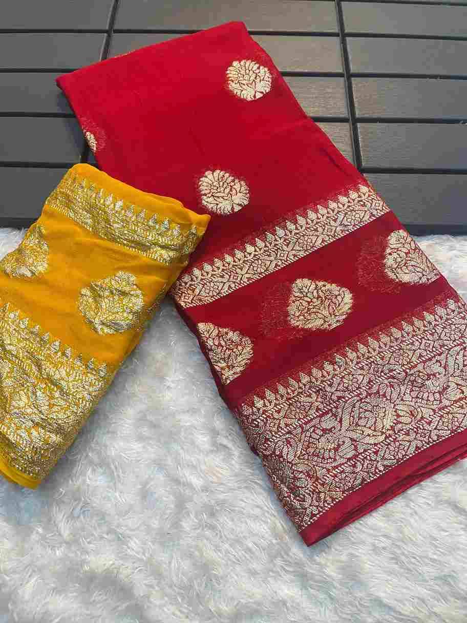 Anu By Fashid Wholesale 01 To 12 Series Indian Traditional Wear Collection Beautiful Stylish Fancy Colorful Party Wear & Occasional Wear Viscose Georgette Sarees At Wholesale Price