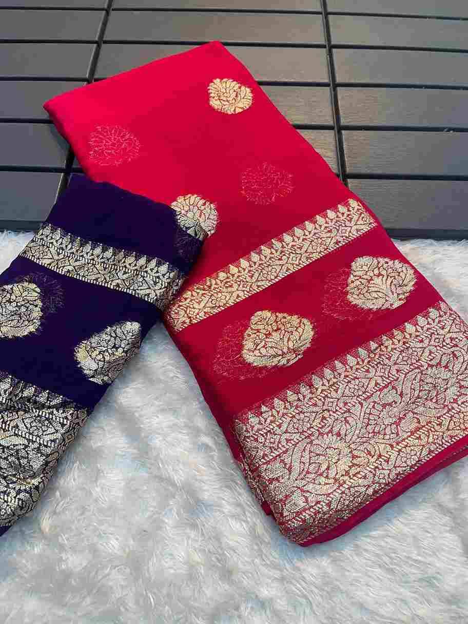 Anu By Fashid Wholesale 01 To 12 Series Indian Traditional Wear Collection Beautiful Stylish Fancy Colorful Party Wear & Occasional Wear Viscose Georgette Sarees At Wholesale Price