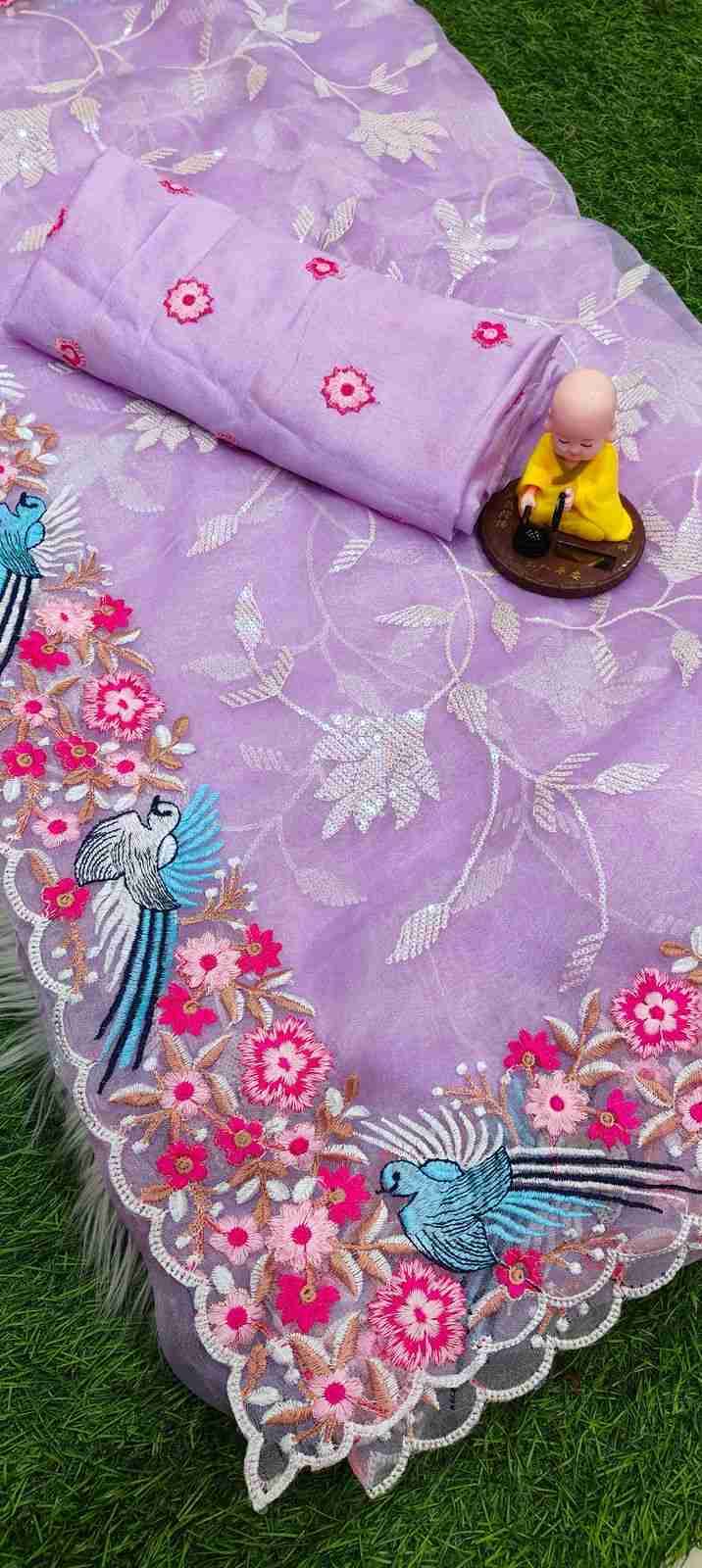 Vs-Gulab By Fashid Wholesale 01 To 04 Series Indian Traditional Wear Collection Beautiful Stylish Fancy Colorful Party Wear & Occasional Wear Soft Organza Silk Sarees At Wholesale Price