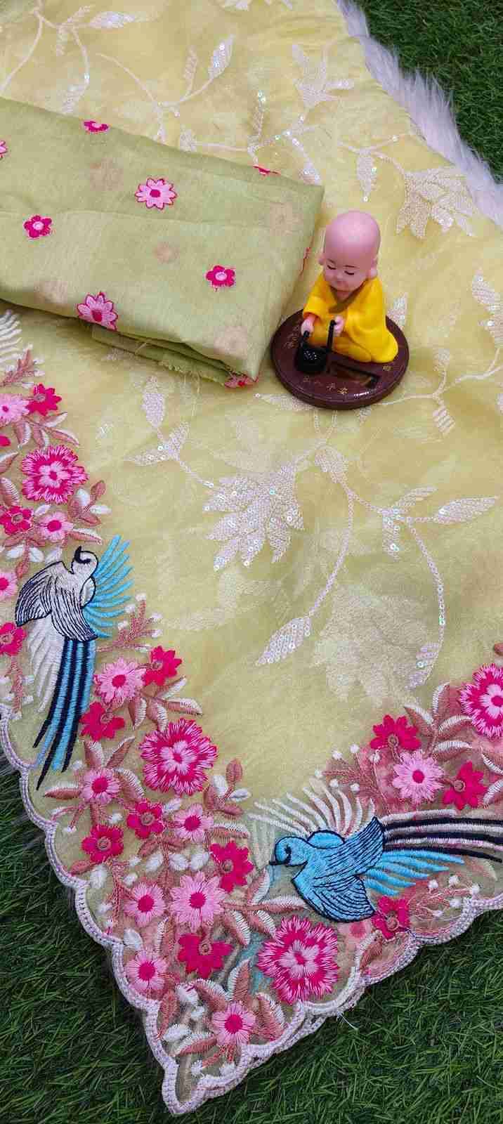 Vs-Gulab By Fashid Wholesale 01 To 04 Series Indian Traditional Wear Collection Beautiful Stylish Fancy Colorful Party Wear & Occasional Wear Soft Organza Silk Sarees At Wholesale Price