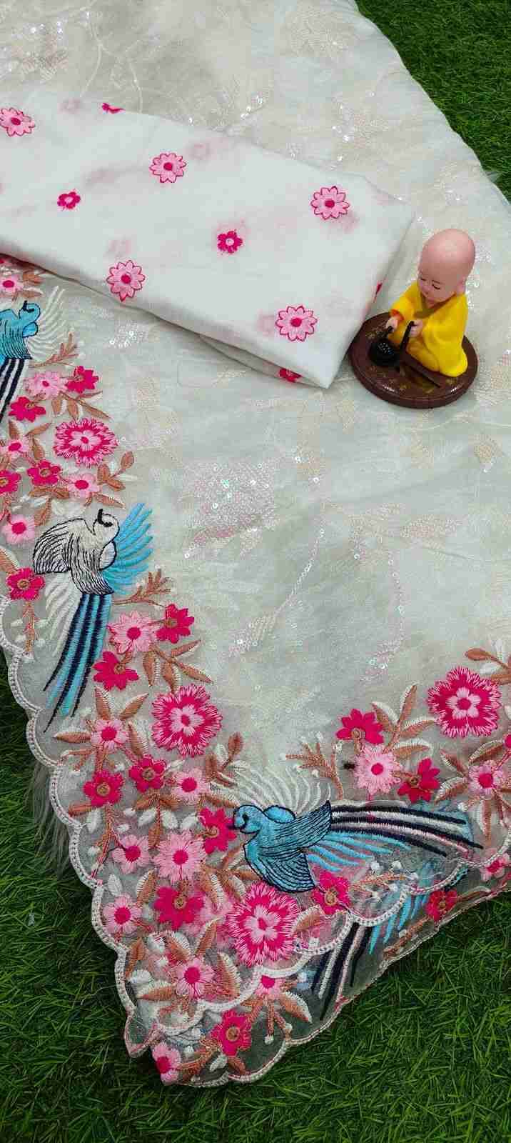 Vs-Gulab By Fashid Wholesale 01 To 04 Series Indian Traditional Wear Collection Beautiful Stylish Fancy Colorful Party Wear & Occasional Wear Soft Organza Silk Sarees At Wholesale Price