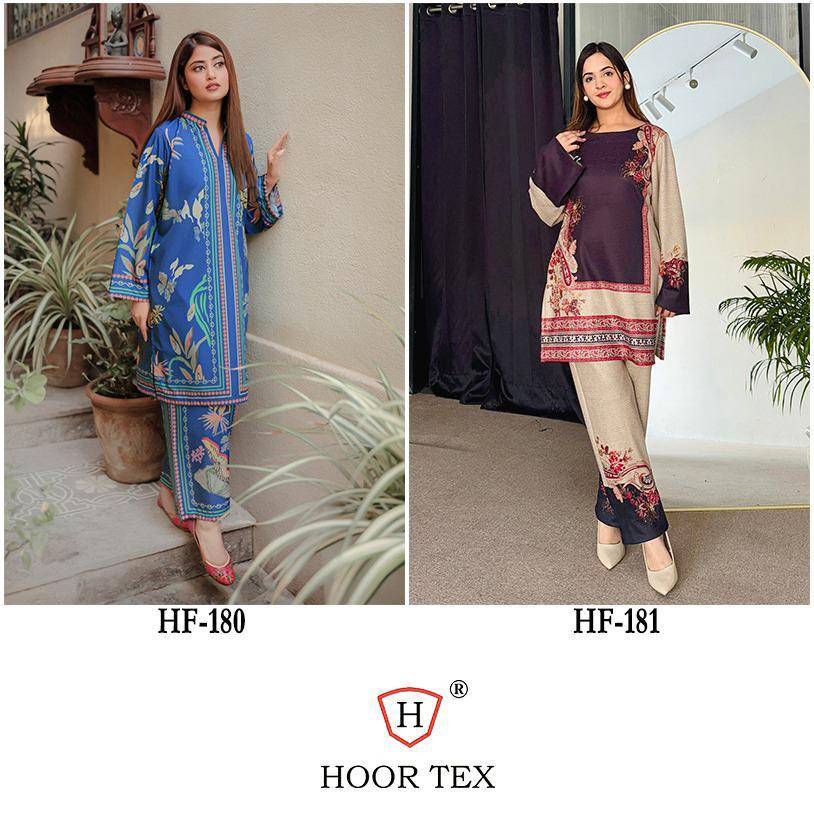 Hoor Tex HF-180 Series By Hoor Tex HF-180 to HF-181 Series Designer Stylish Fancy Colorful Beautiful Casual Wear & Ethnic Wear Heavy Cotton Co-Ord At Wholesale Price