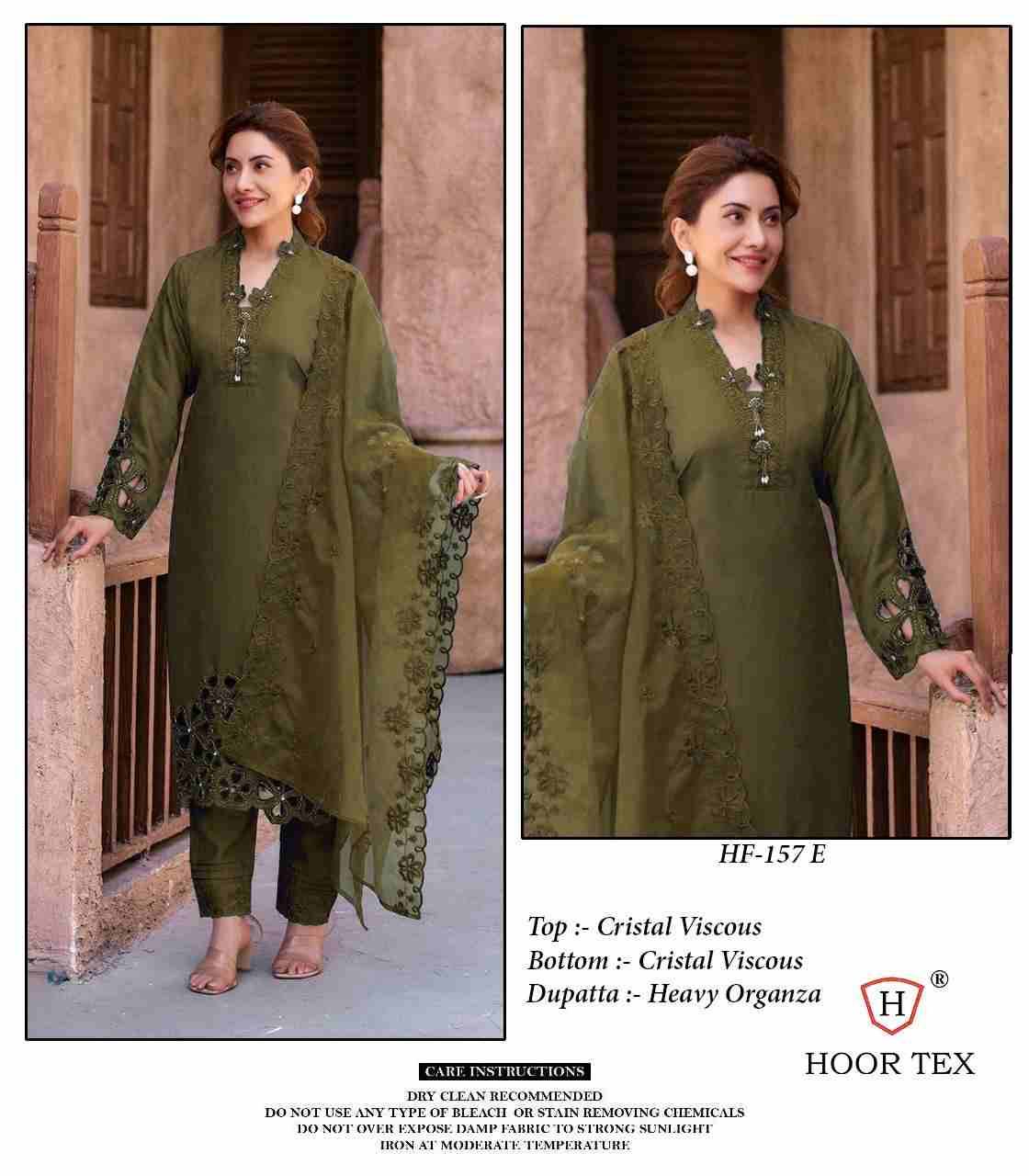 Hoor Tex Hit Design HF-157 Colours By Hoor Tex HF-157-A To HF-157-E Series Designer Festive Pakistani Suits Collection Beautiful Stylish Fancy Colorful Party Wear & Occasional Wear Heavy Viscose Embroidered Dresses At Wholesale Price