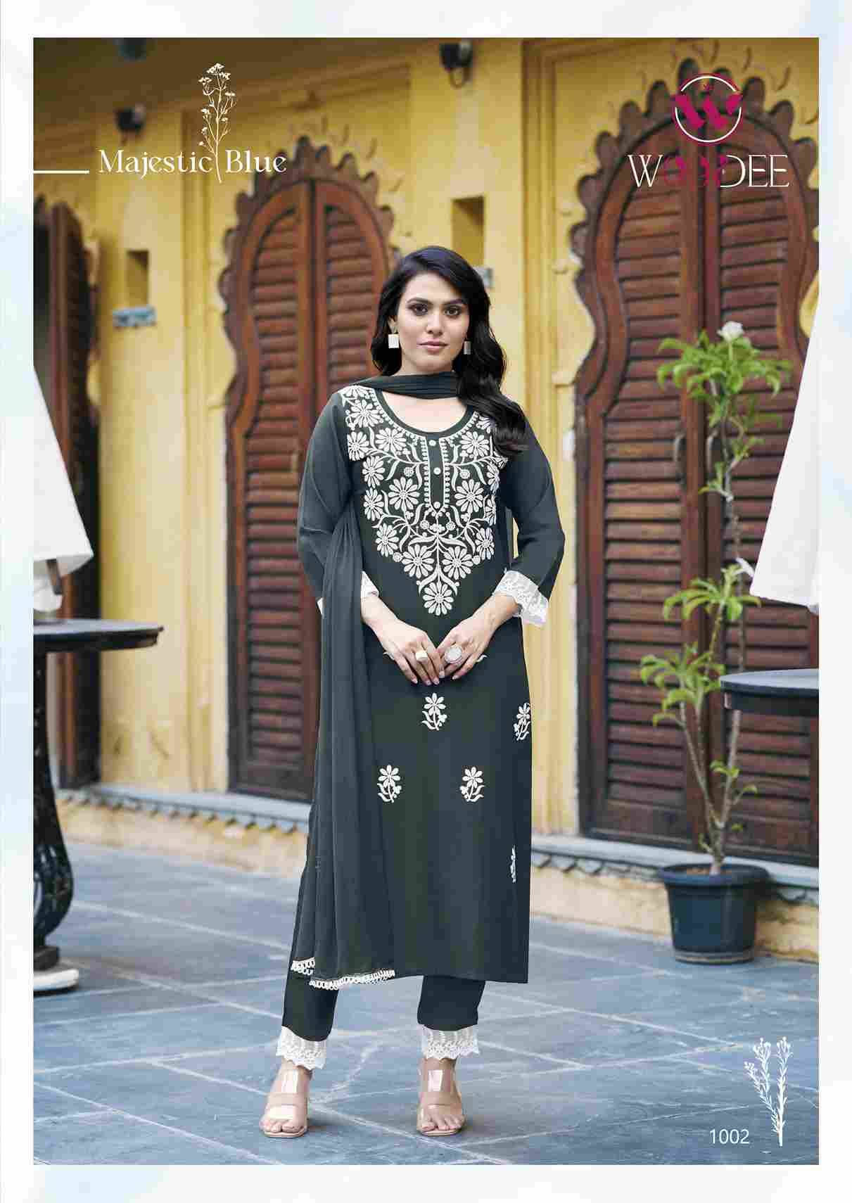 White Lotus By Woodee 1001 To 1006 Series Beautiful Festive Suits Colorful Stylish Fancy Casual Wear & Ethnic Wear Rayon Slub Dresses At Wholesale Price