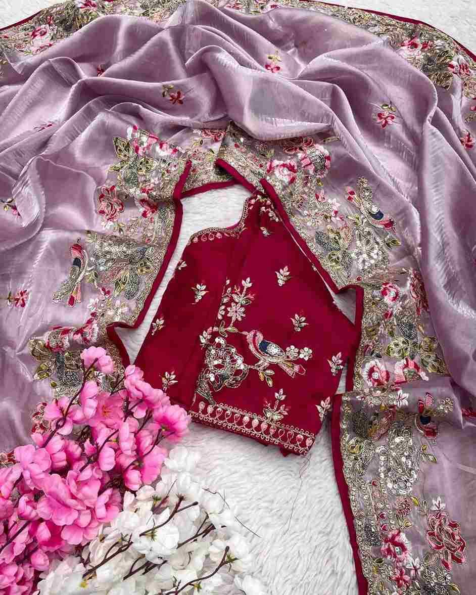 Vs-Morni By Fashid Wholesale 01 To 05 Series Indian Traditional Wear Collection Beautiful Stylish Fancy Colorful Party Wear & Occasional Wear Pure Jimmy Choo Silk Sarees At Wholesale Price