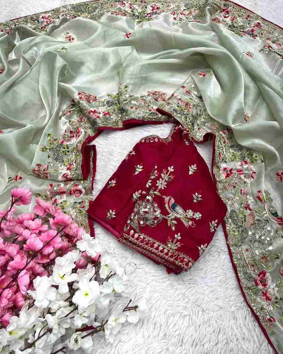 Vs-Morni By Fashid Wholesale 01 To 05 Series Indian Traditional Wear Collection Beautiful Stylish Fancy Colorful Party Wear & Occasional Wear Pure Jimmy Choo Silk Sarees At Wholesale Price