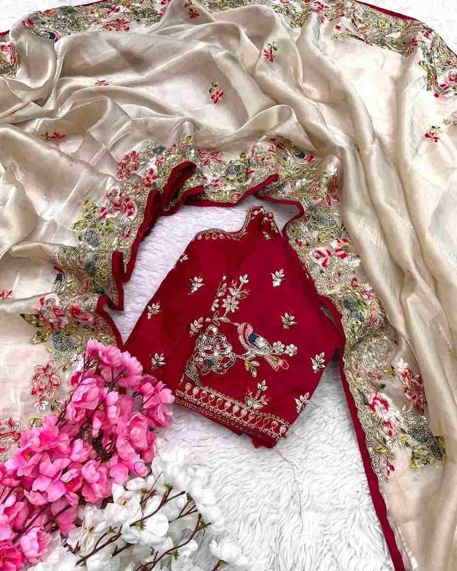 Vs-Morni By Fashid Wholesale 01 To 05 Series Indian Traditional Wear Collection Beautiful Stylish Fancy Colorful Party Wear & Occasional Wear Pure Jimmy Choo Silk Sarees At Wholesale Price