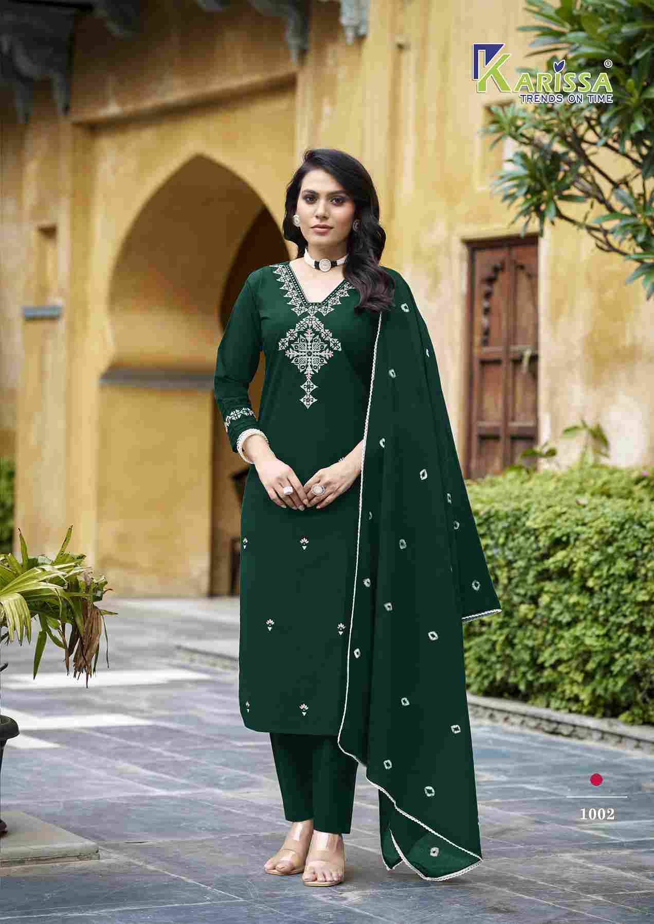 Hiya By Karissa 1001 To 1004 Series Beautiful Festive Suits Colorful Stylish Fancy Casual Wear & Ethnic Wear Pure Cotton Dresses At Wholesale Price