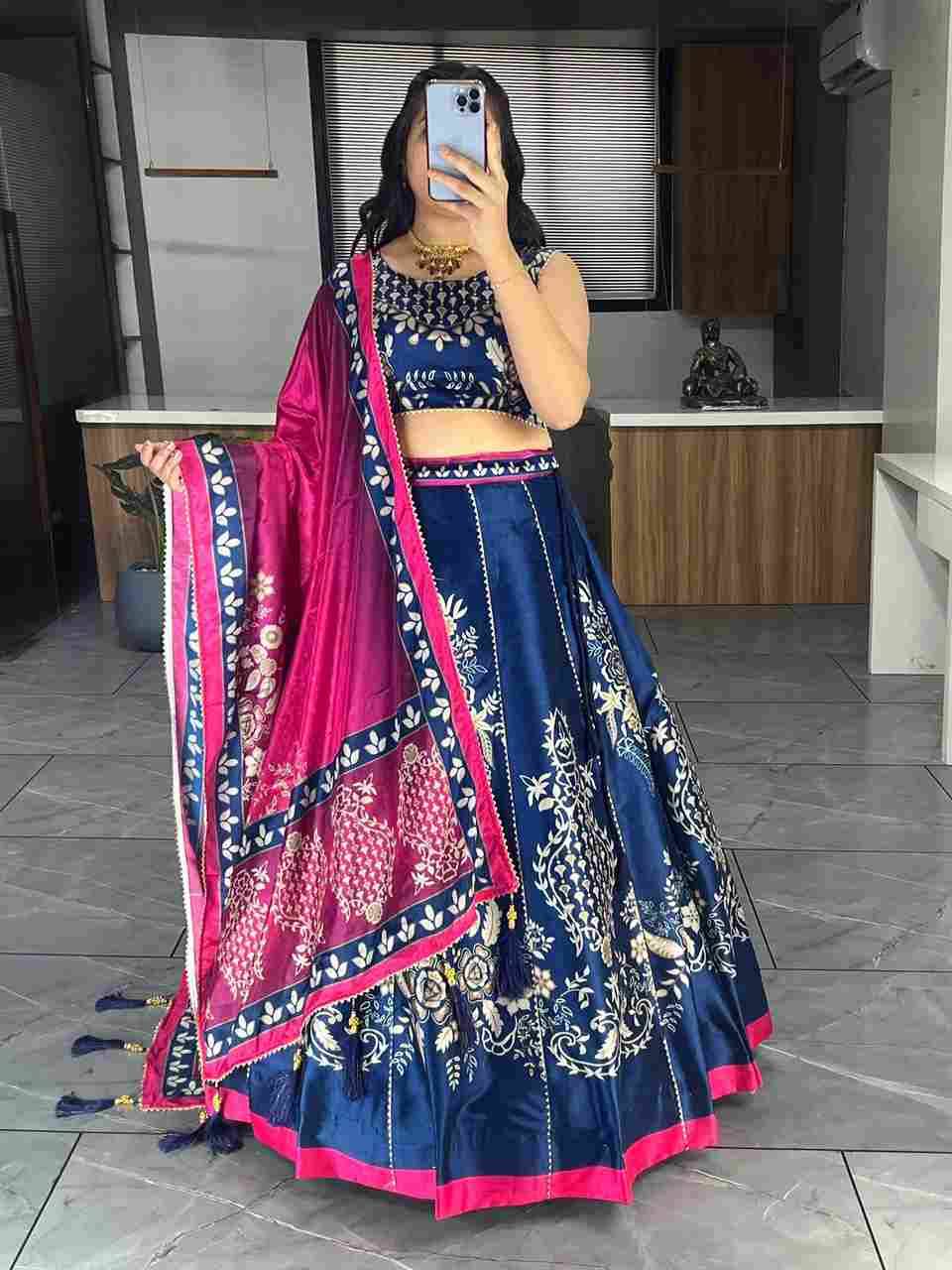 Gr-6134 By Fashid Wholesale 01 To 08 Series Navratri Wear Collection Beautiful Stylish Colorful Fancy Party Wear & Occasional Wear Art Silk Lehengas At Wholesale Price