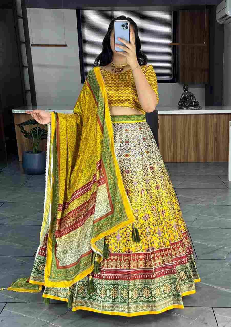 Gr-6134 By Fashid Wholesale 01 To 08 Series Navratri Wear Collection Beautiful Stylish Colorful Fancy Party Wear & Occasional Wear Art Silk Lehengas At Wholesale Price