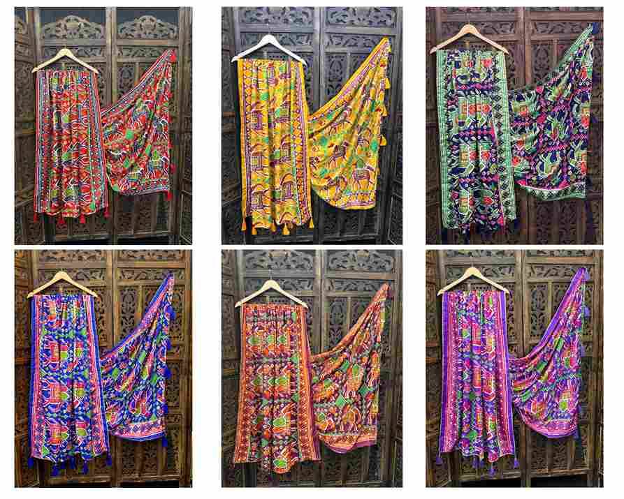 Gr-5107 By Fashid Wholesale 01 To 06 Series Beautiful Stylish Fancy Colorful Casual Wear & Ethnic Wear Soft Dola Silk Dupatta At Wholesale Price