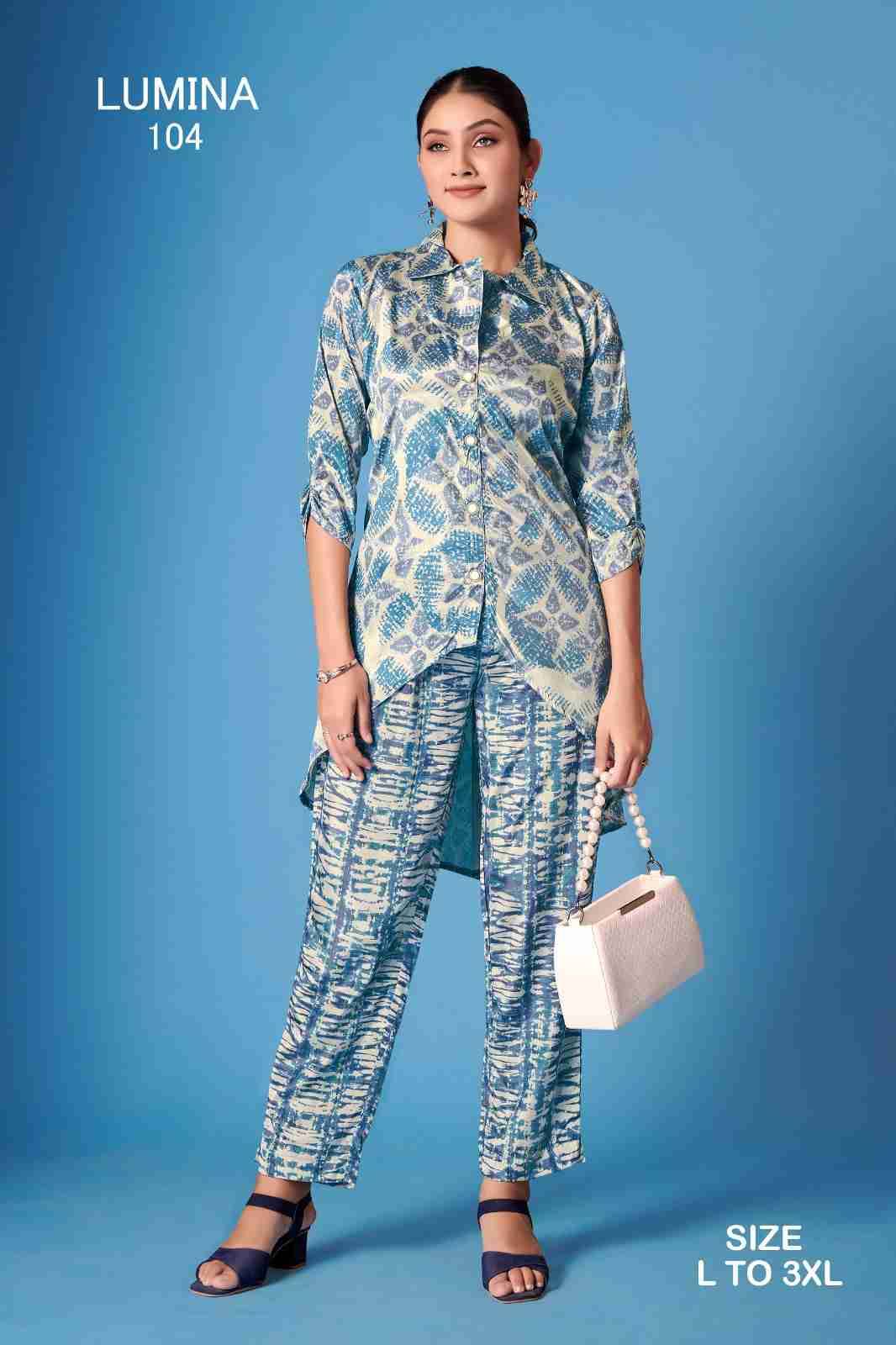 Lumina By Kaamiri 101 To 111 Series Designer Stylish Fancy Colorful Beautiful Party Wear & Ethnic Wear Collection Silk Co-Ord At Wholesale Price
