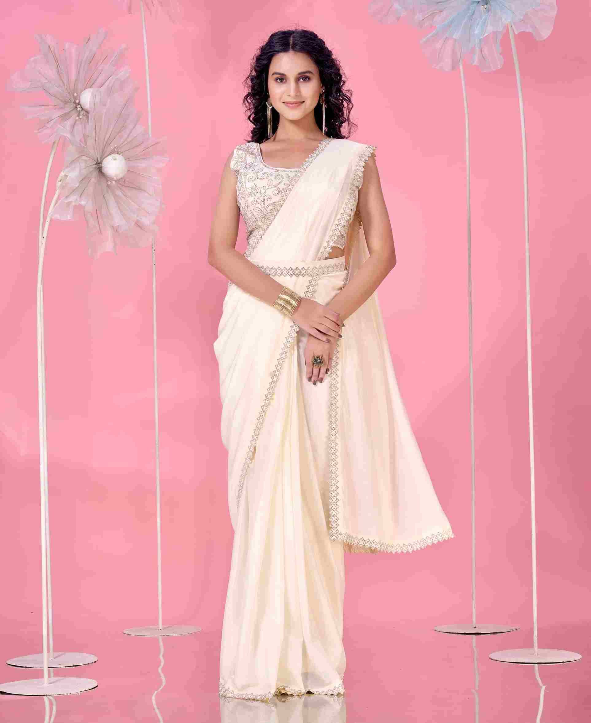 A-357 By Amoha Trendz 357-A To 357-I Series Indian Traditional Wear Collection Beautiful Stylish Fancy Colorful Party Wear & Occasional Wear Fancy Sarees At Wholesale Price