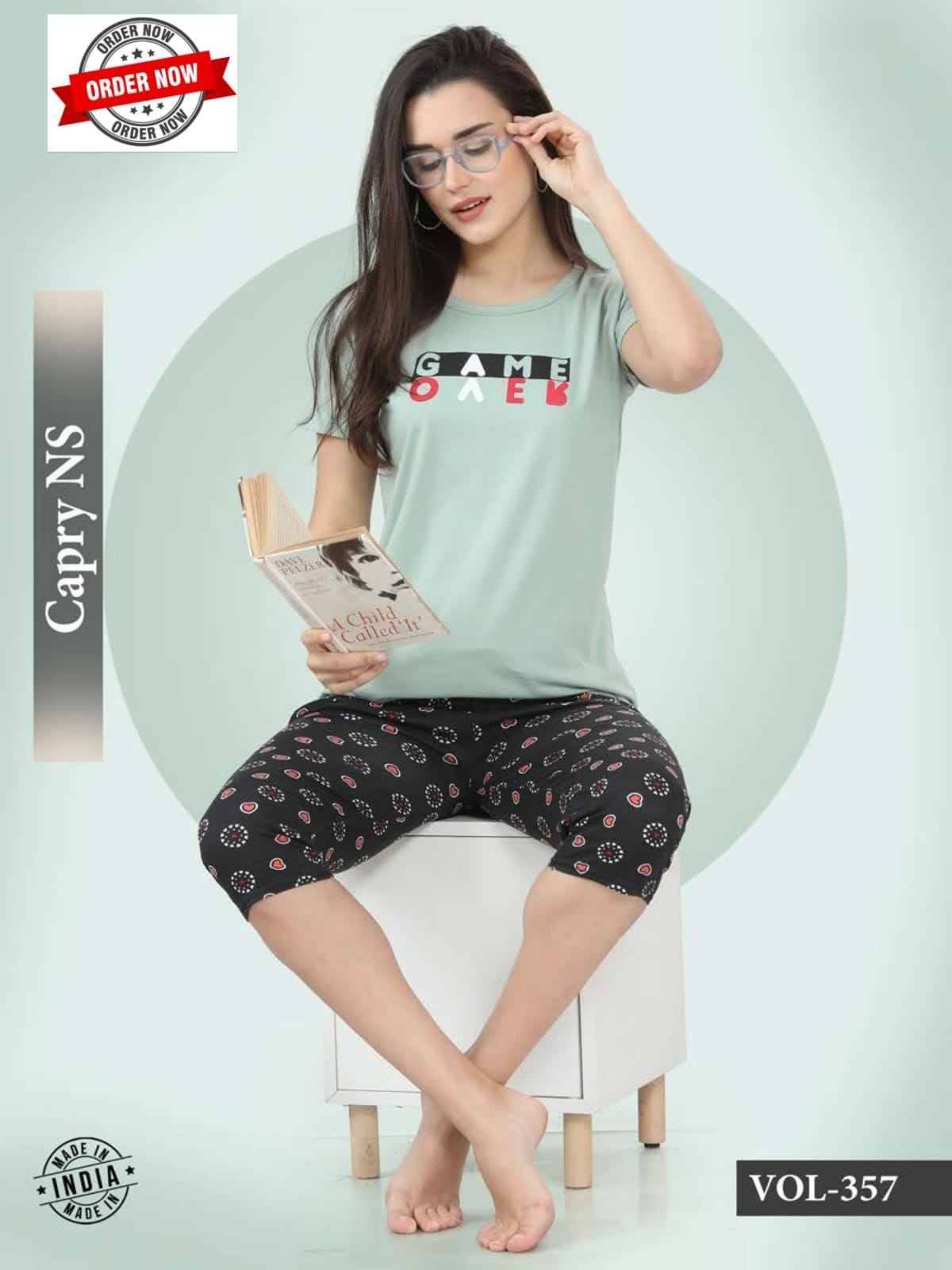 Vol-357 By Kaamiri 357-A To 357-F Series Beautiful Stylish Fancy Colorful Casual Wear & Ethnic Wear Hosiery Cotton Night Suits At Wholesale Price