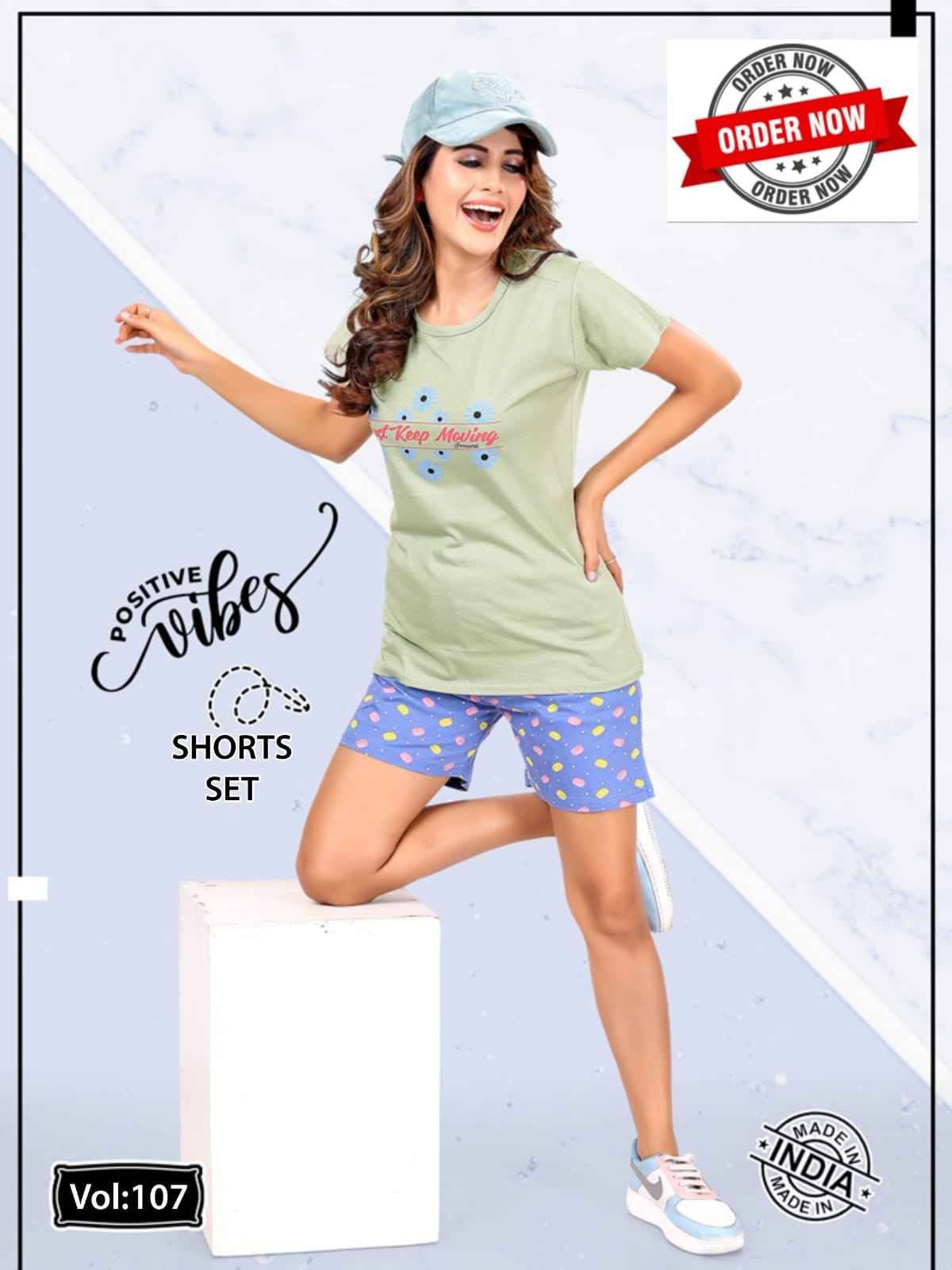 Vol-107 By Kaamiri 107-A To 107-F Series Beautiful Stylish Fancy Colorful Casual Wear & Ethnic Wear Hosiery Cotton Night Suits At Wholesale Price