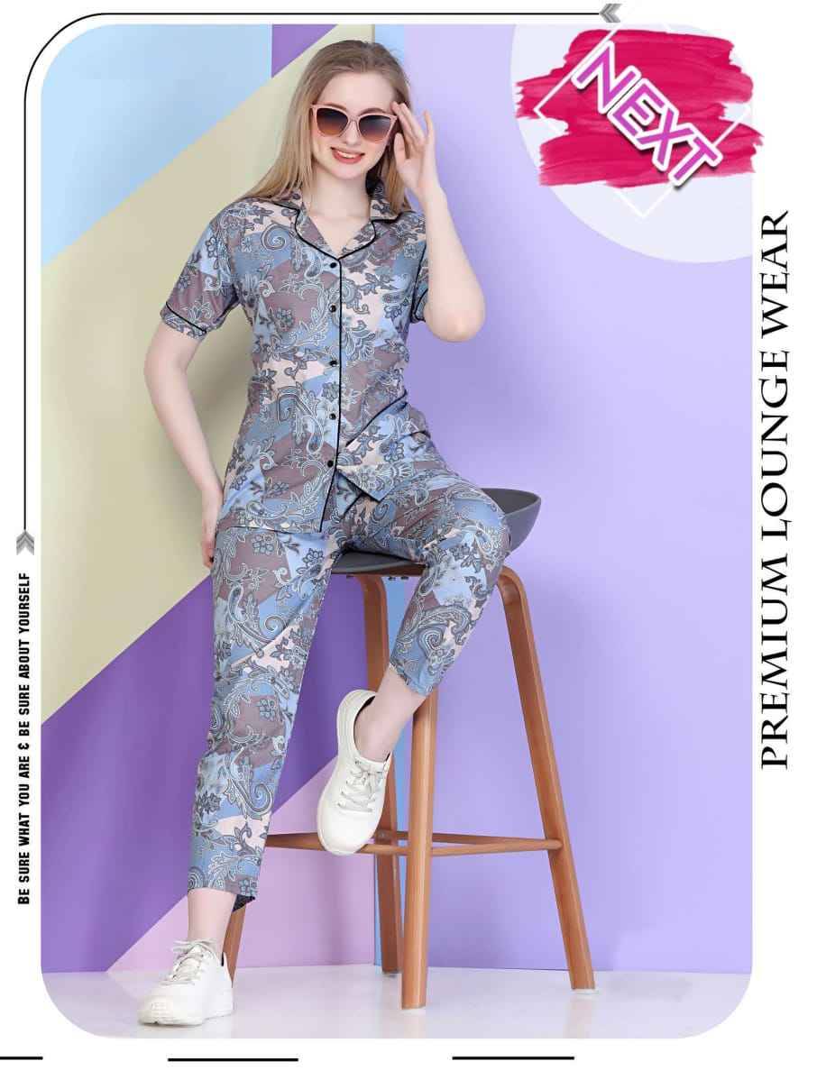 Vol-2596 By Kaamiri 2596-A To 2596-F Series Beautiful Stylish Fancy Colorful Casual Wear & Ethnic Wear Heavy Imported Night Suits At Wholesale Price
